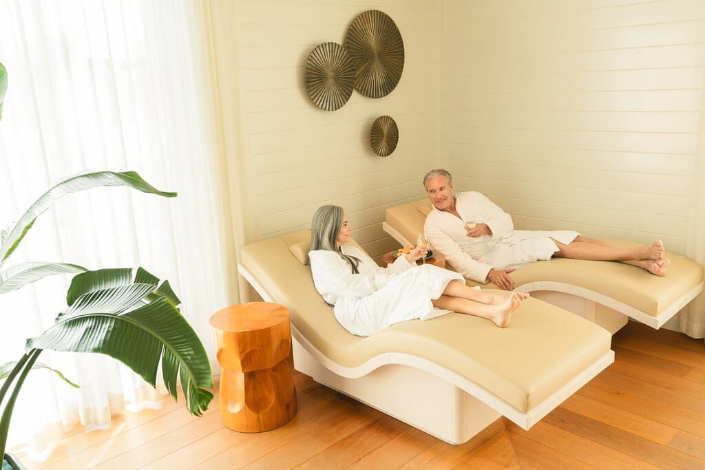 The co-ed Tranquility Lounge