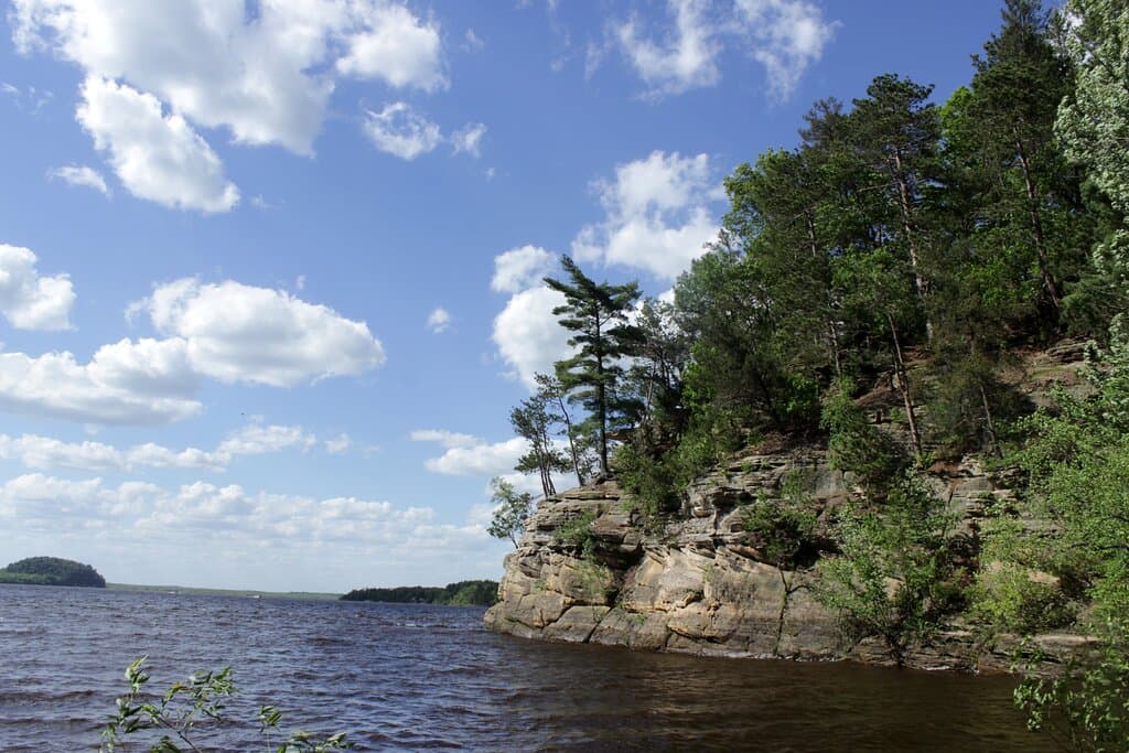 View on the river