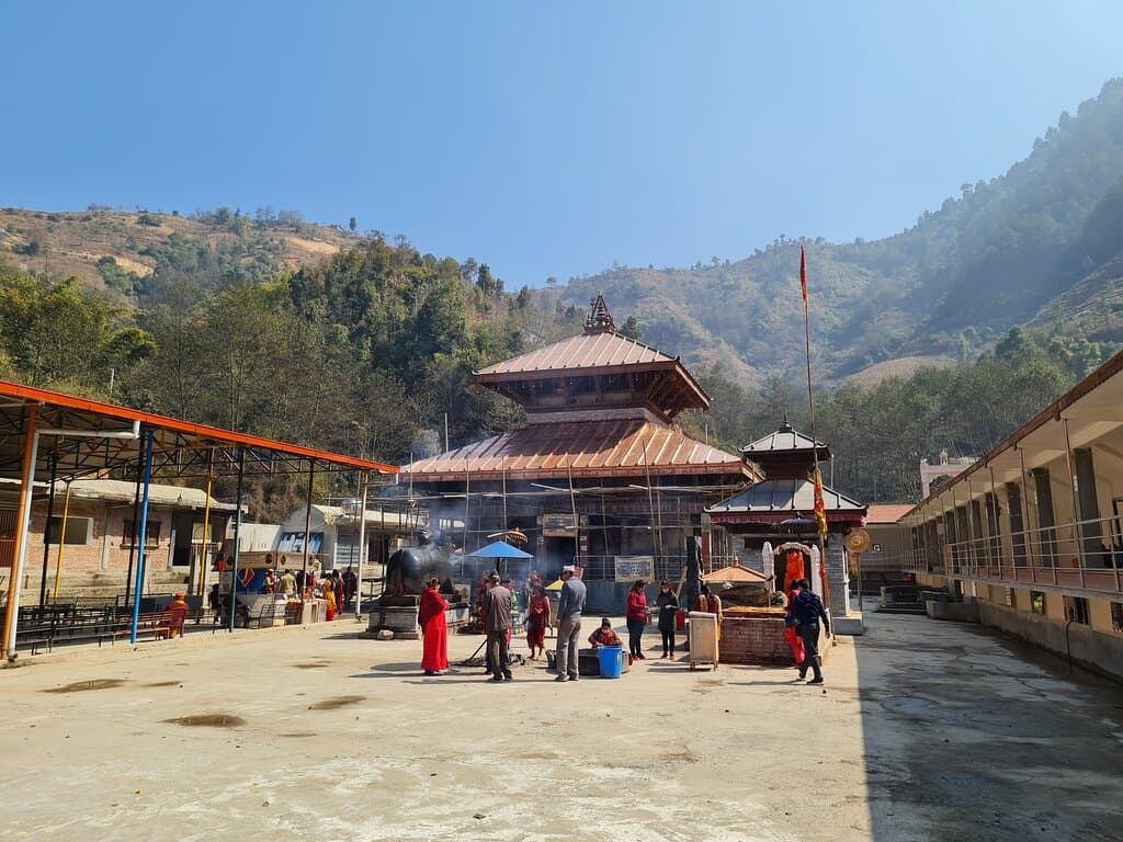 View as soon as you enter the temple premises