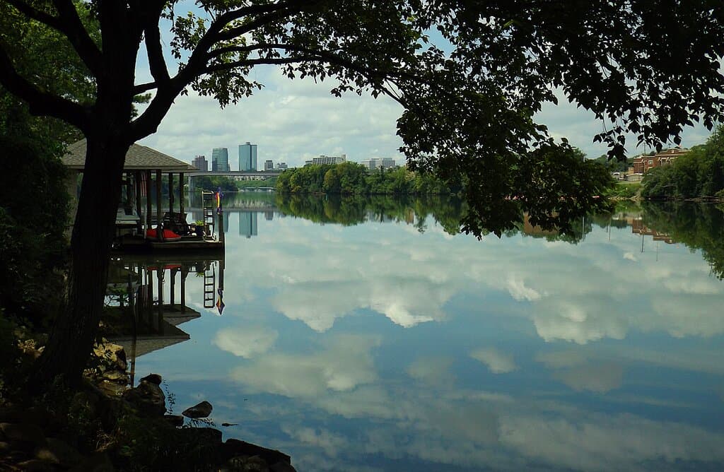 view from park