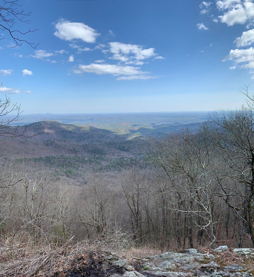 Overlook off of the Benton Mackaye Trail