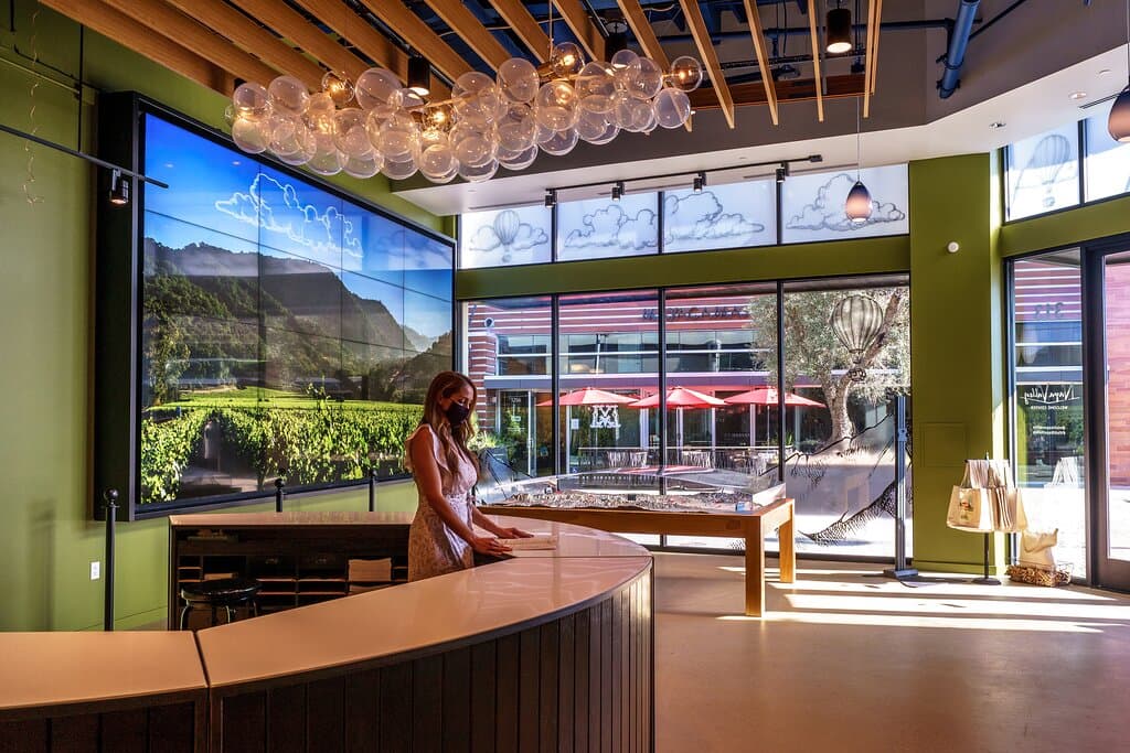 Relocated and redesigned Napa Valley Welcome Center. 