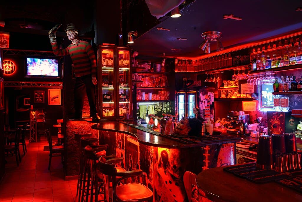 Nightmare horror bar Interior