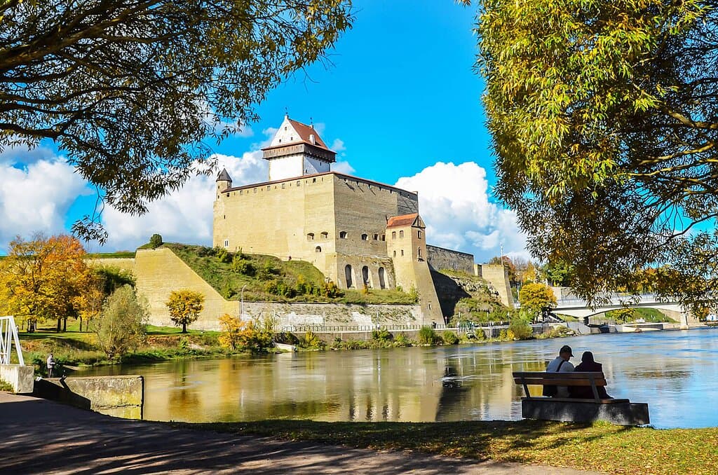 Narva castle view