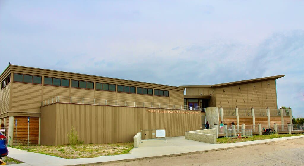 Tybee Island Marine Science Center, located at 37 Meddin Drive, Tybee Island, GA.