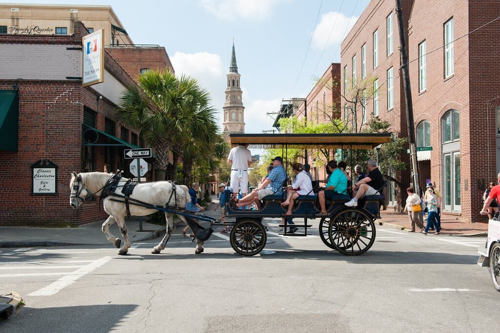 Daytime group carriage tour
