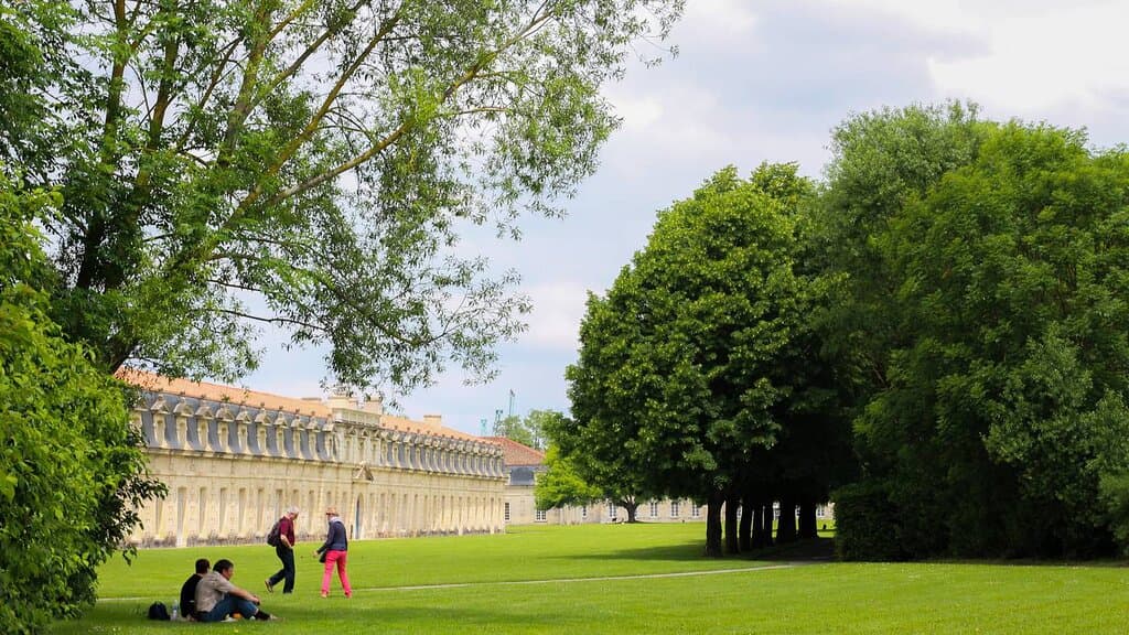 Jardin des retours à Rochefort (Charente-Maritime - France)