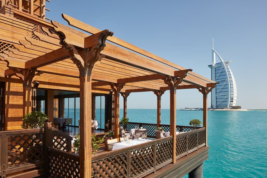 A multi-award-winning Italian restaurant in a serene setting on the hotel’s private pier