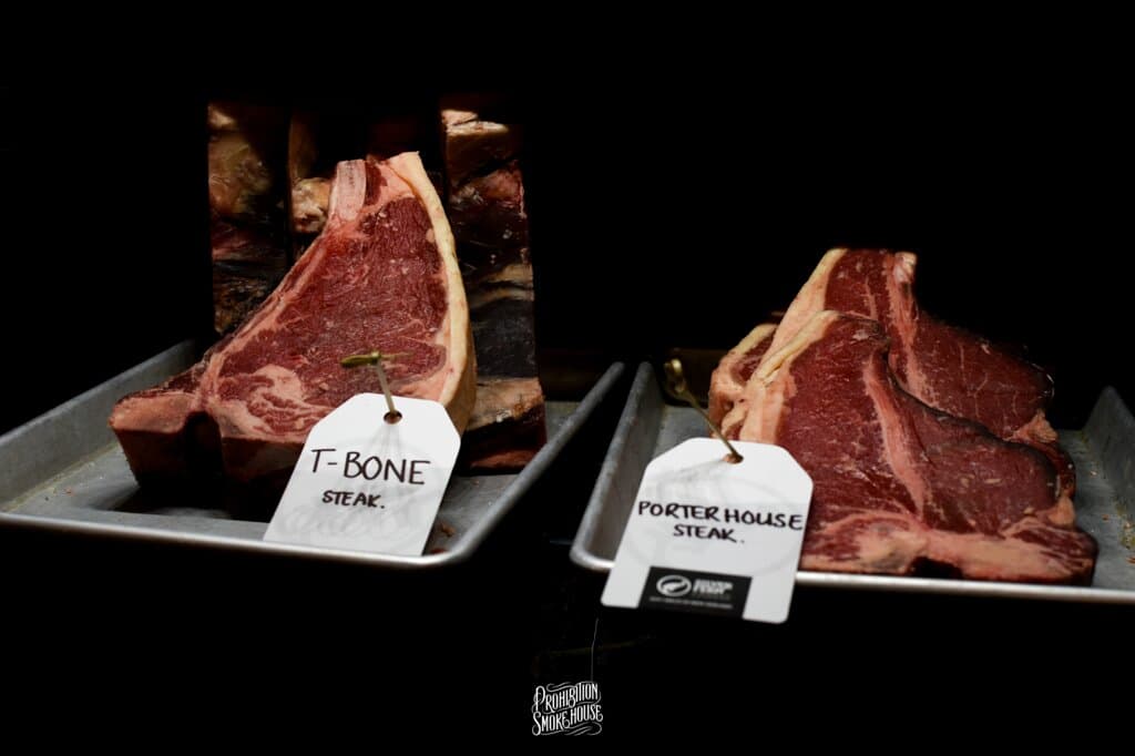 Dry aged steaks 