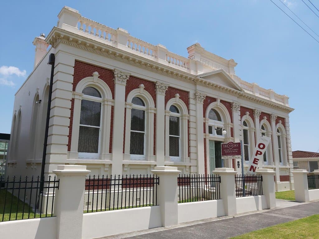 The Treasury's research centre housed in the former Carnegie Free Library building
