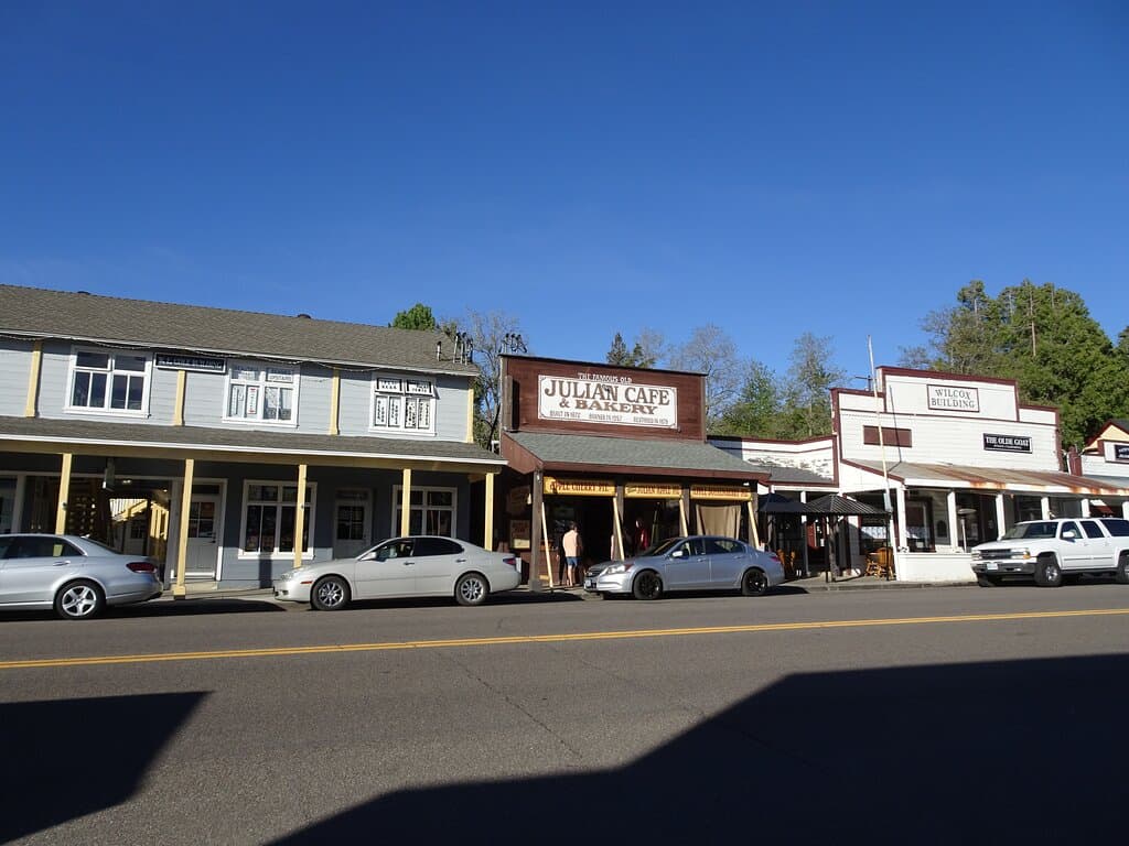The view along Main Street
