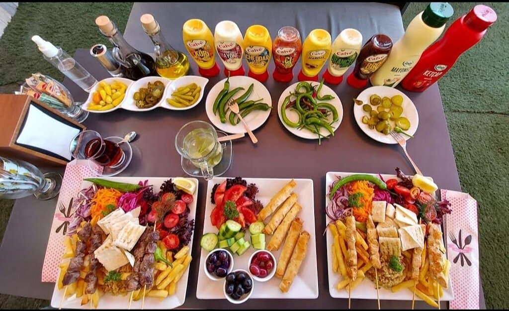 Lamb Shish / Spring Rolls / Chicken Shish