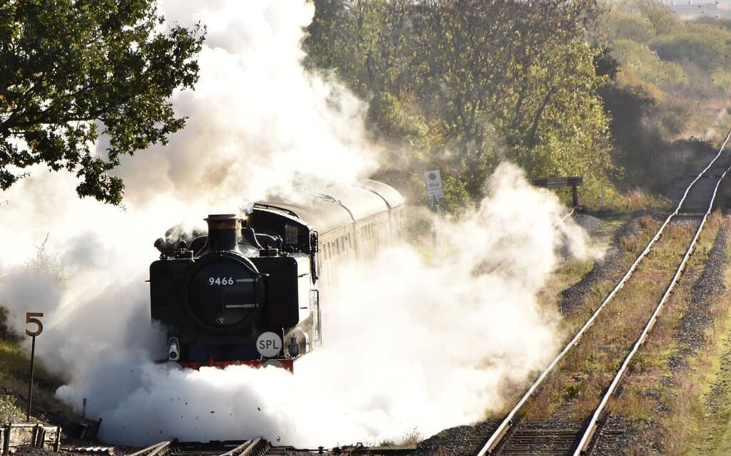Enjoy a steam train ride!