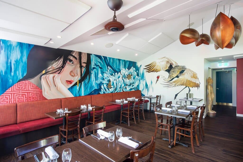 Our beautiful Mural - Thanks to Loretta and Cam.