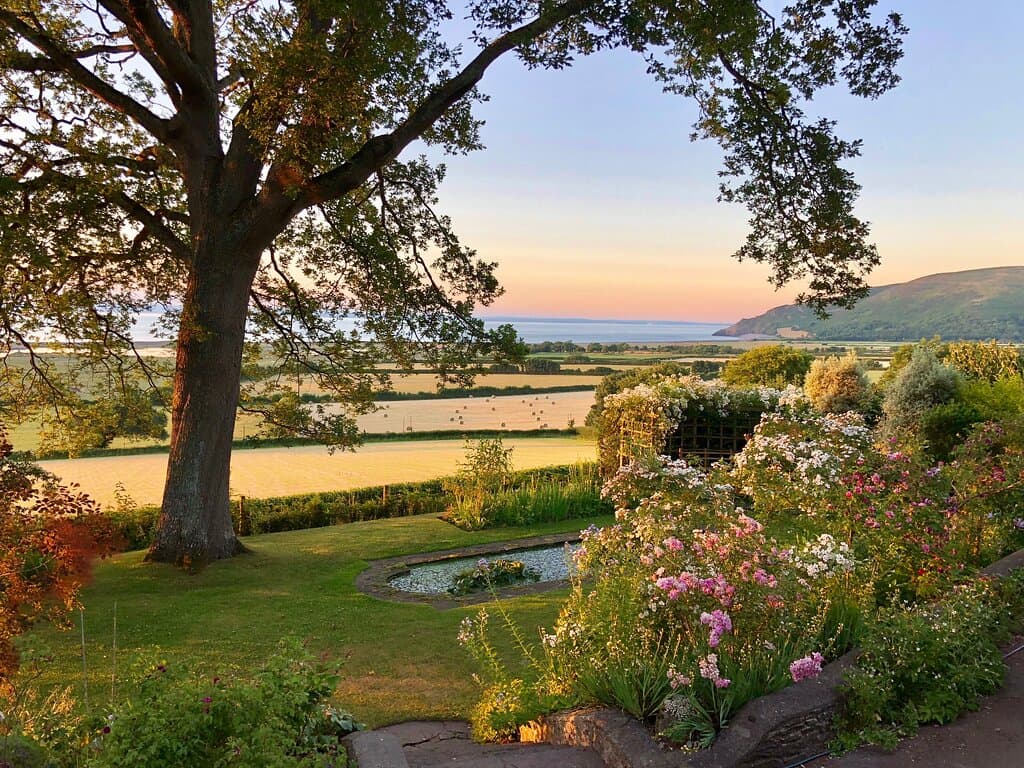 Greencombe offers many exquisite views onto Porlock Bay throughout the garden