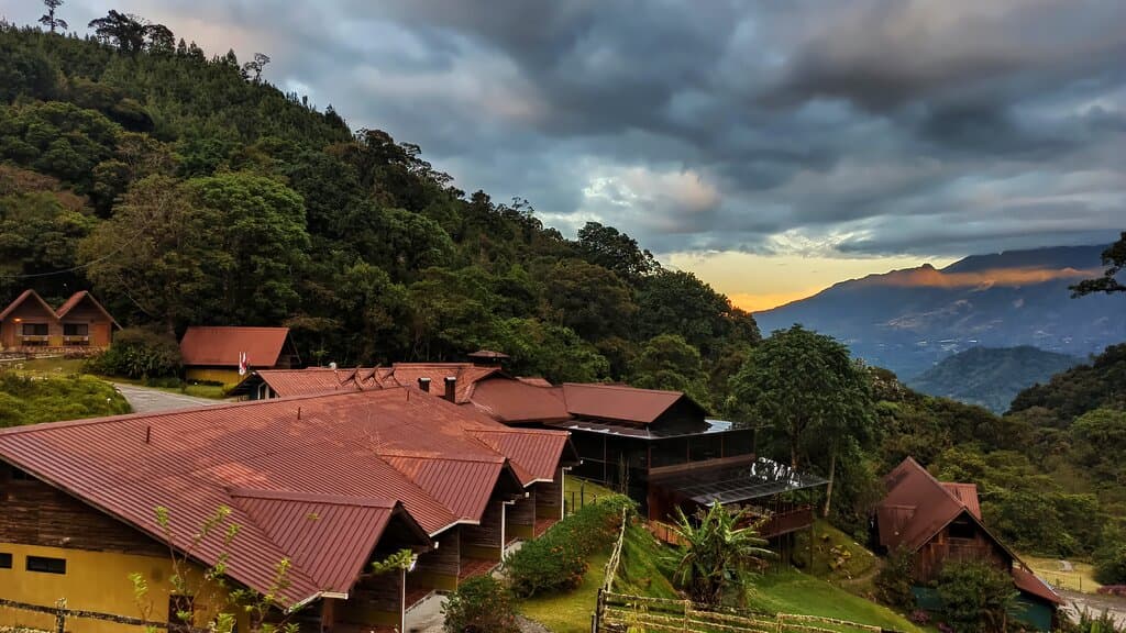 Vista panorámica de la propiedad.
