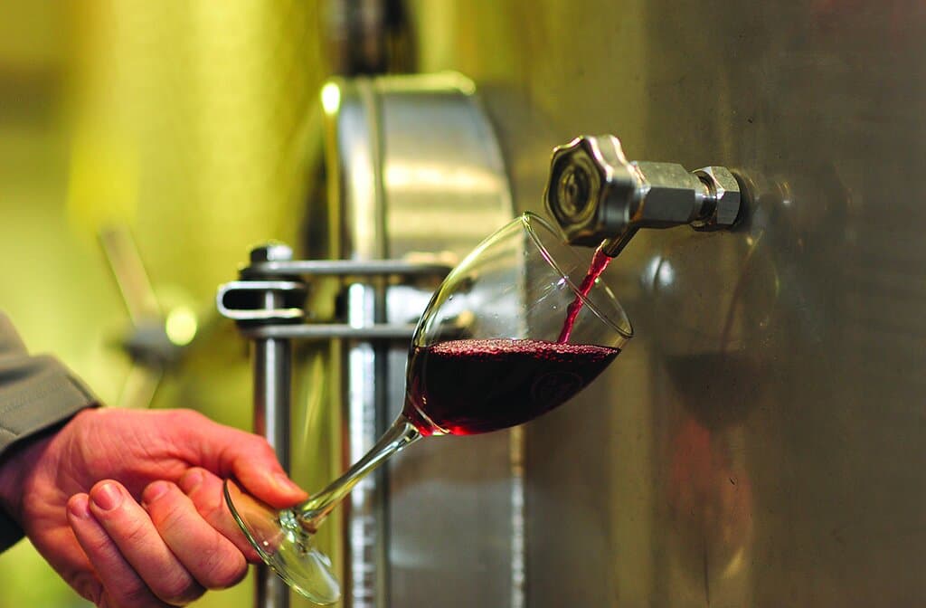 Tasting from the tank