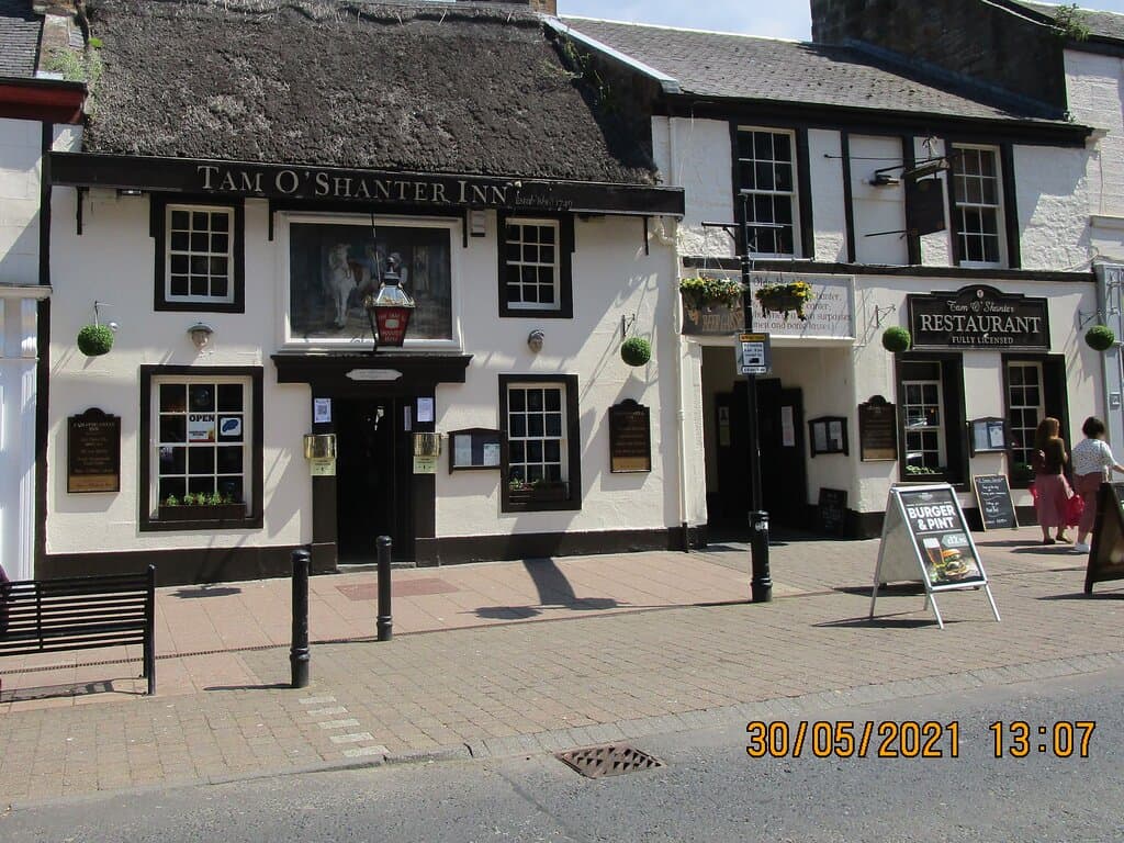 Entrance to Beer Garden;.