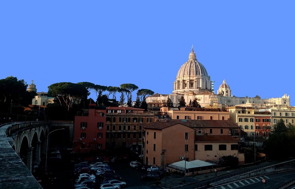 La prospettiva dalla passeggiata degli innamorati...