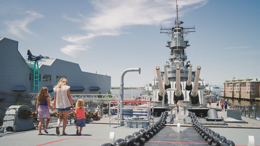 Battleship Wisconsin self-guided tours