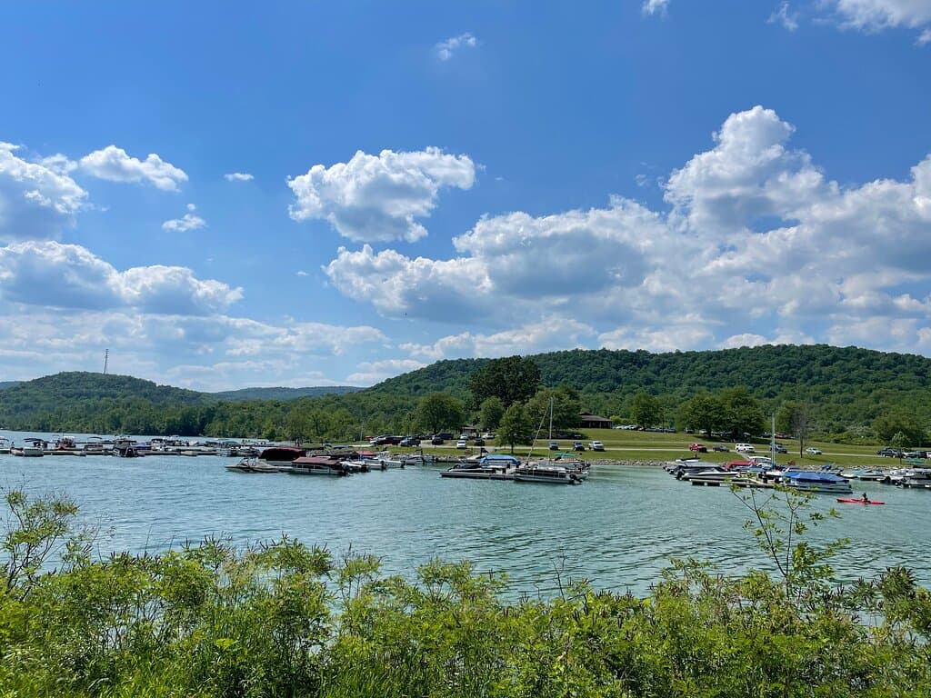 The marina