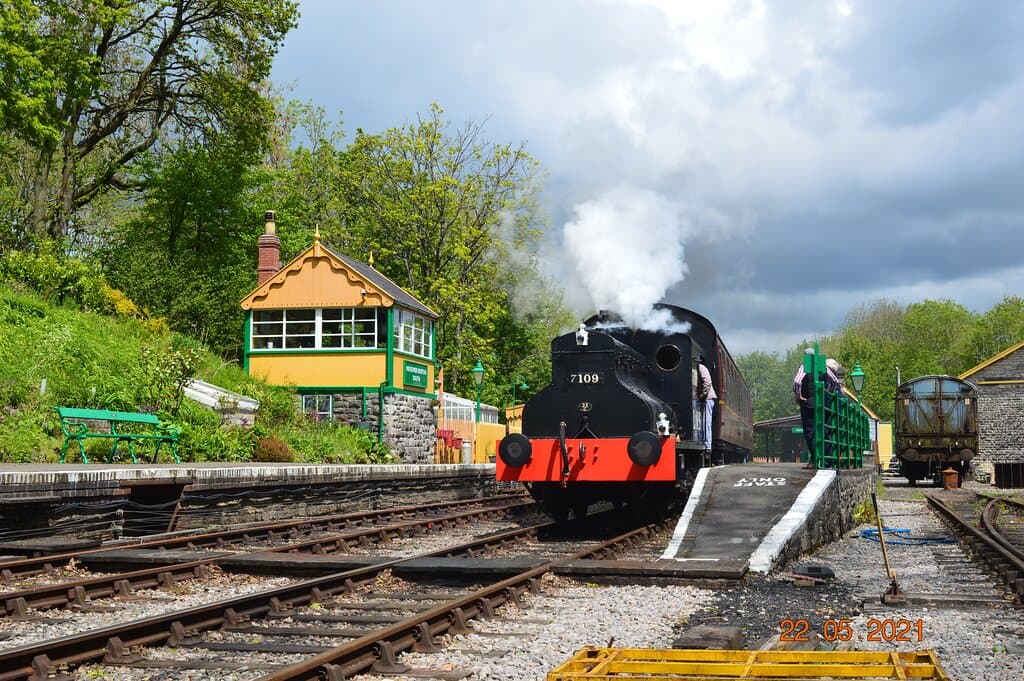 Enjoy a steam train ride at Midsomer Norton