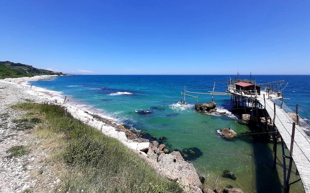 Grandangolo sulla Costa dei Trabocchi