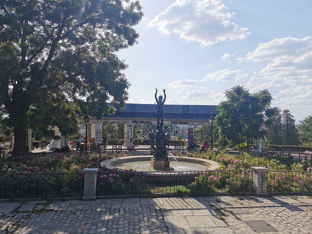 Jardines de las Vistillas.