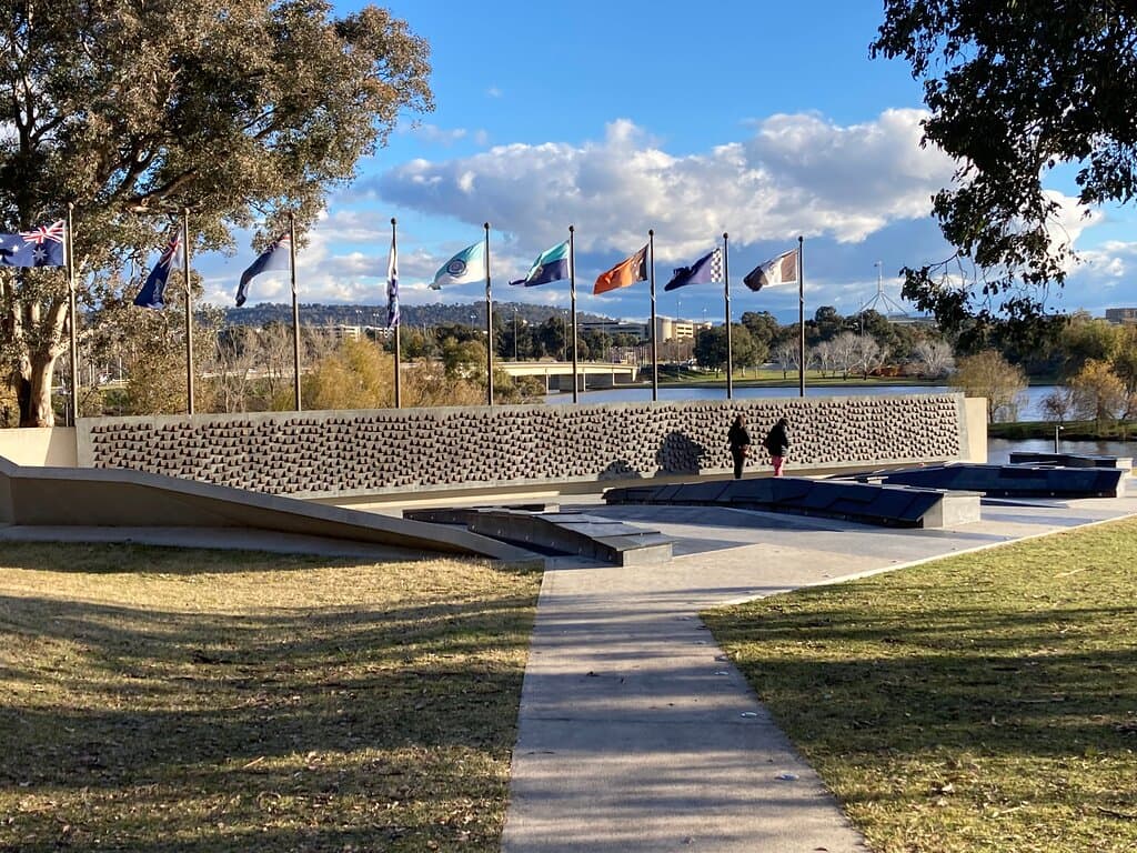 Main wall of the Memorial