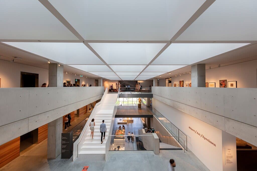 Chau Chak Wing Museum atrium. 