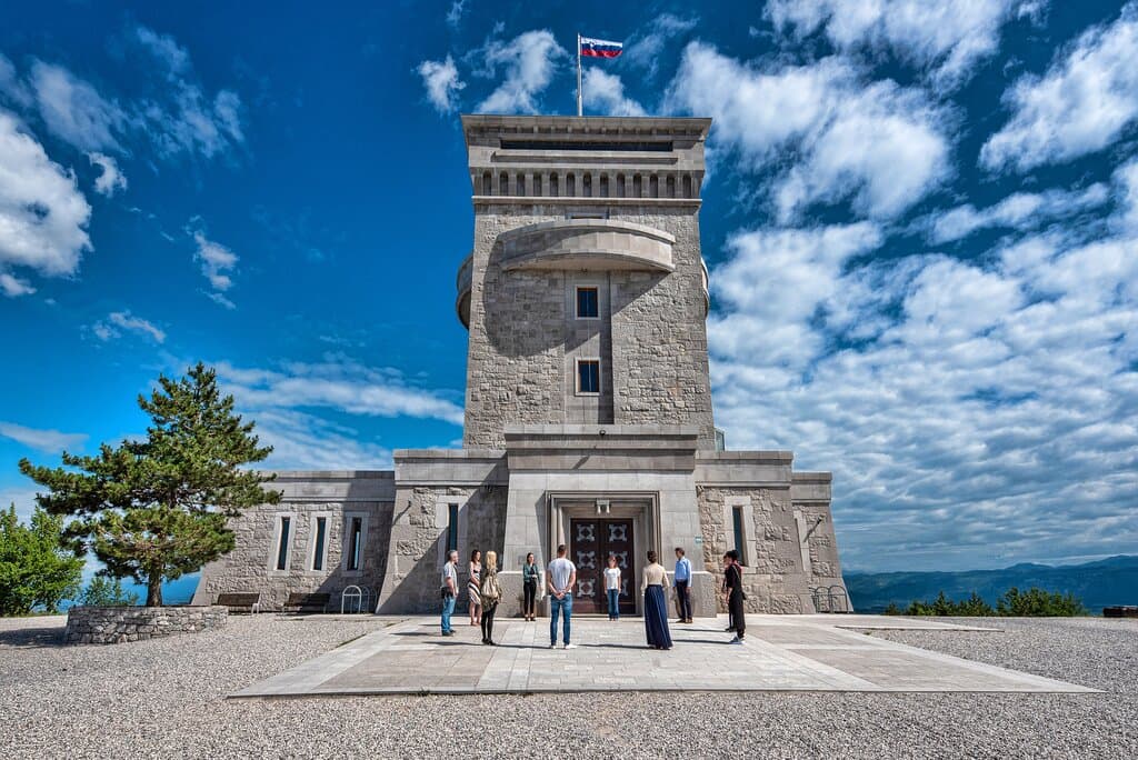 The Monument of Peace in Cerje hosts many events.
