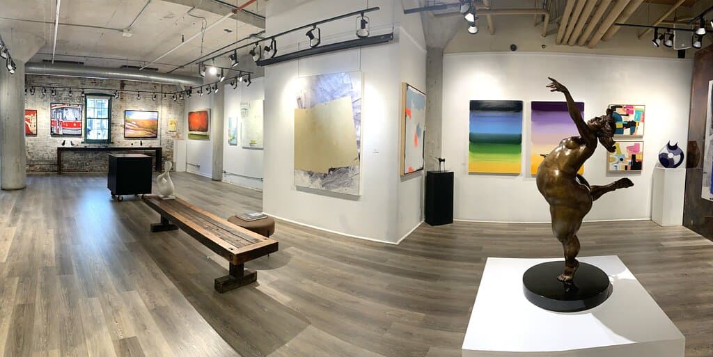 Arta Gallery is a contemporary art gallery in Distillery Historic District in Toronto Canada