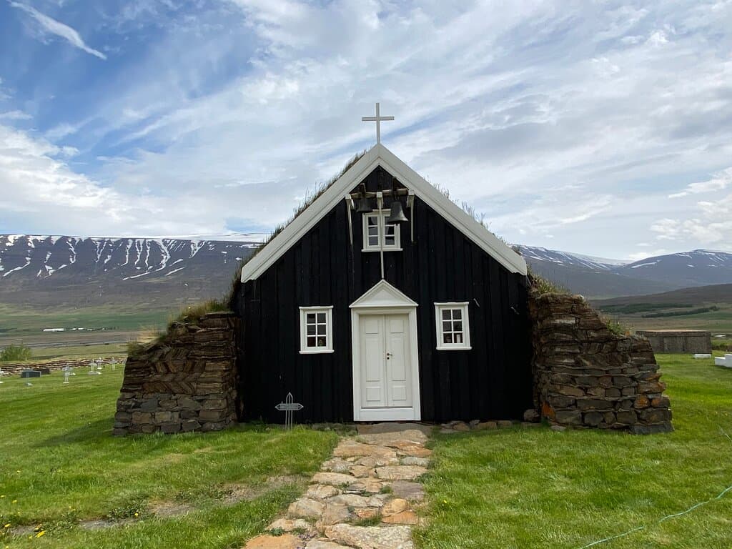 front of church