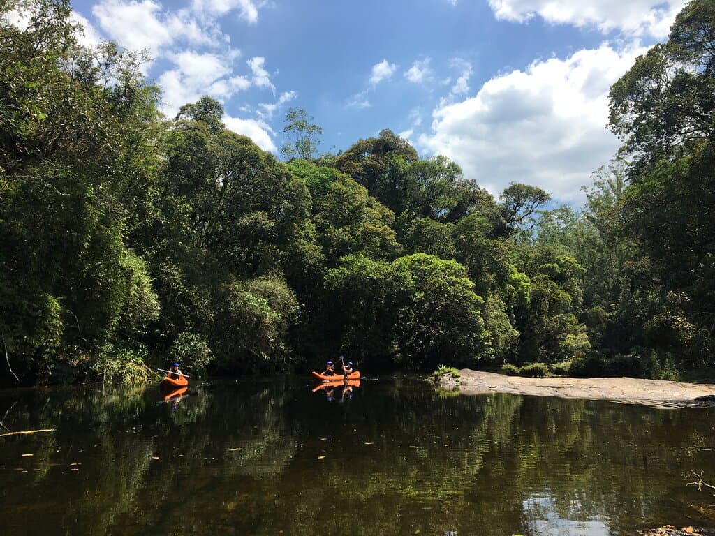 Canoagem. Acervo Ecofuturo.