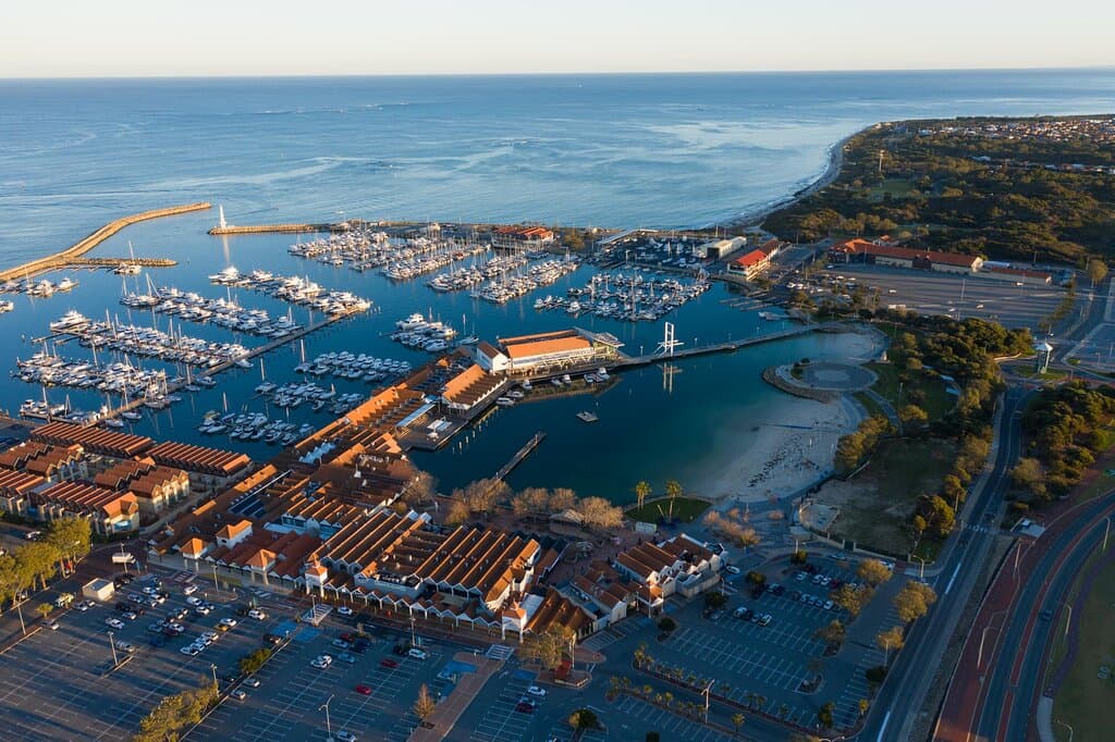 Hillarys Boat Harbour is located just 20 minutes north of the Perth CBD. Nestled on the popular coast it hosts a range of shopping, bars, cafes and restaurants. 