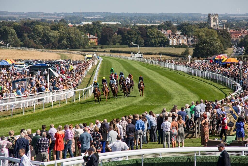 Horse racing at Beverley Racecourse