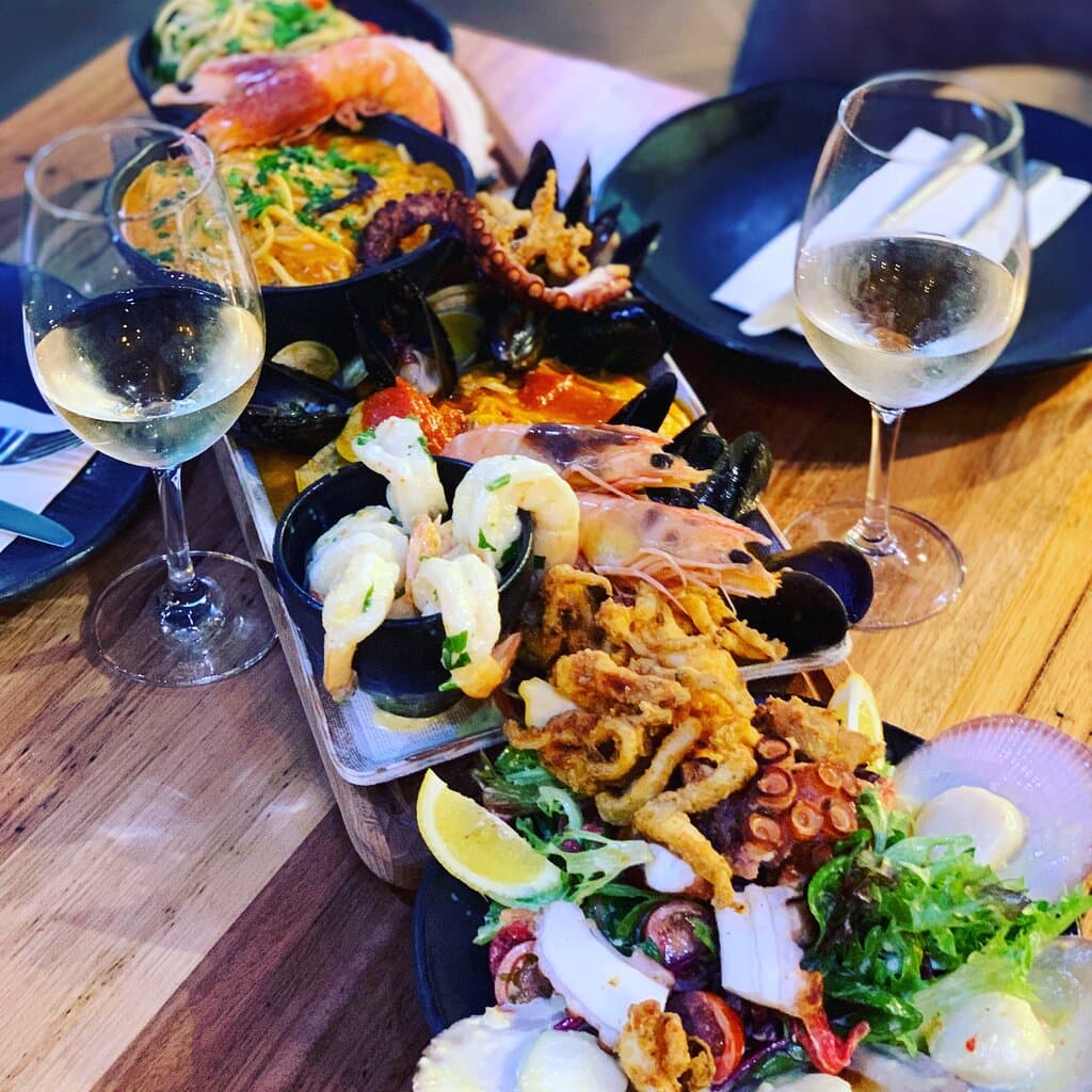 Seafood platter