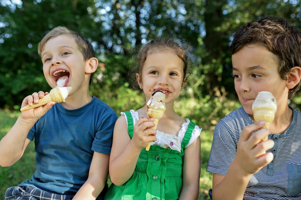 Enjoy a tasty ice cream from the Feed Store!