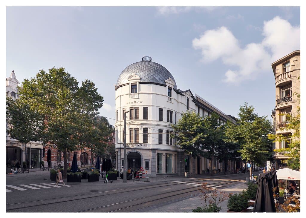 Our ModeNatie building houses MoMu and other partners.