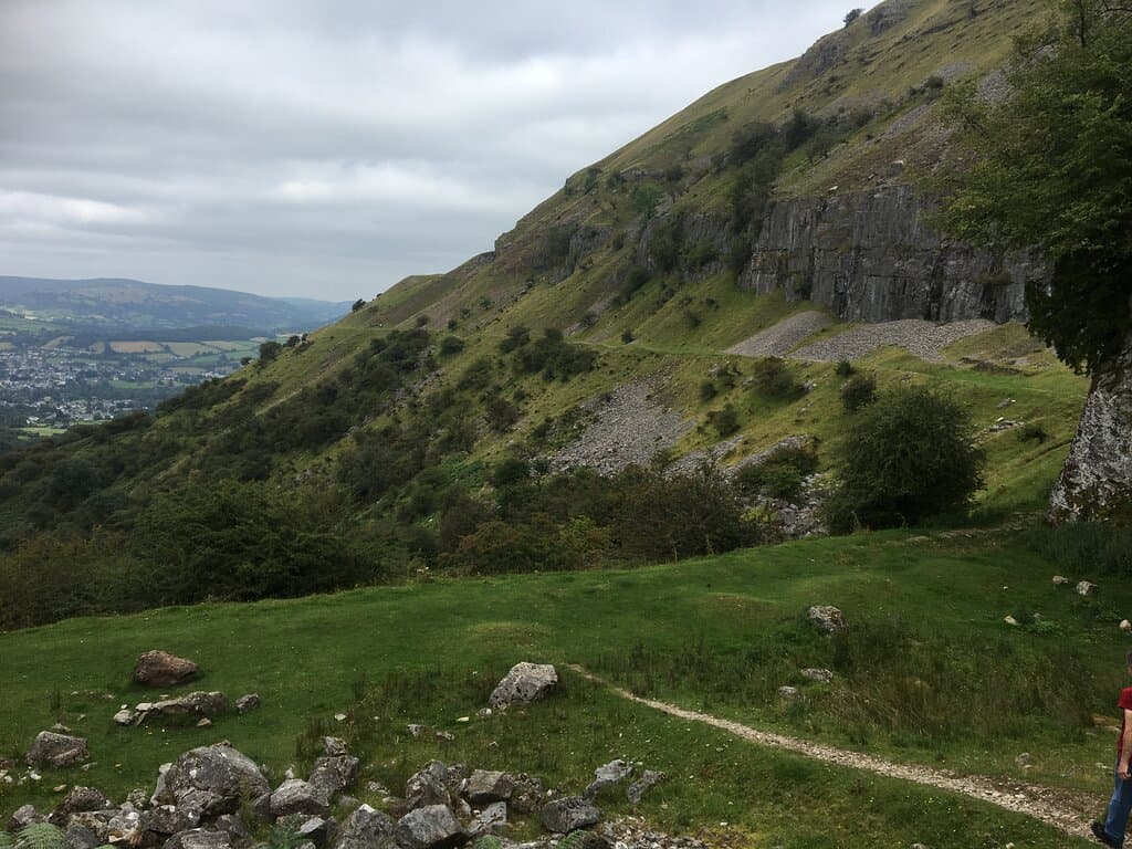 Llangattock Escarpment Cliffs near Craig y Cilau Nature Reserve
