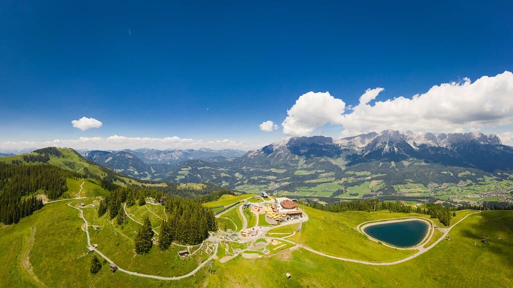 Das Berg-Erlebnis für die ganze Familie am Hartkaiser in Ellmau am Wilden Kaiser. Copyright: Dietmar Denger SkiWelt Wilder Kaiser Brixental