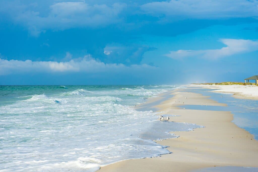 Do you see anyone down the beach?  Neither do it!