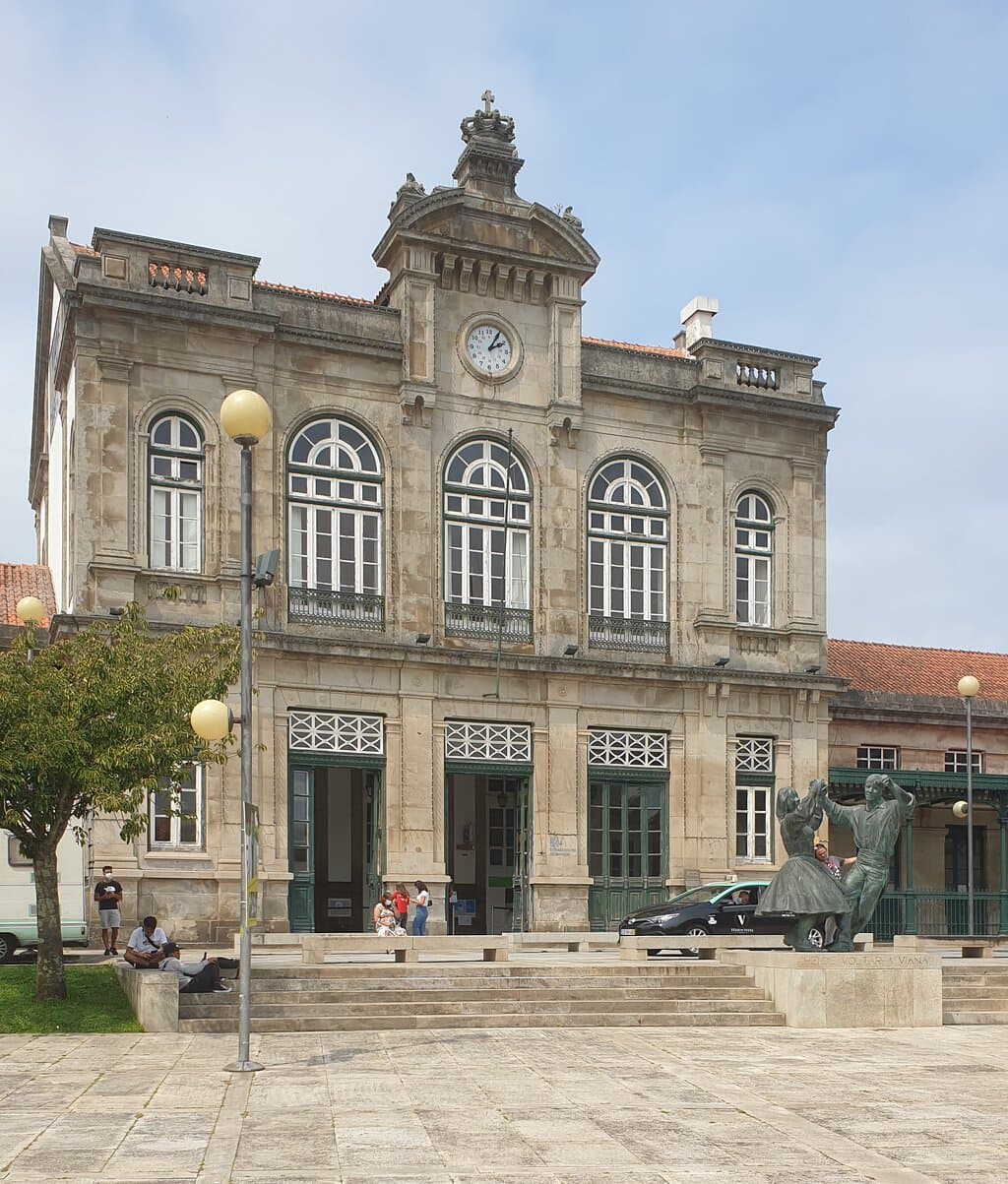 Estacao de comboios de Viana do Castelo, exteriör