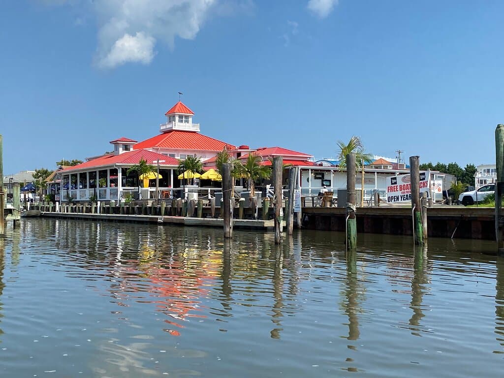 Wheelhouse seen from canal