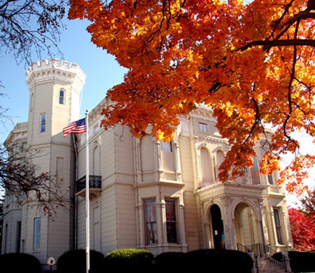 Exterior of the Wyeth-Tootle in fall 