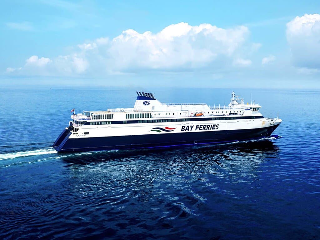 Fundy Rose  sailing between Digby, Nova Scotia and Saint John, New Brunswick. 