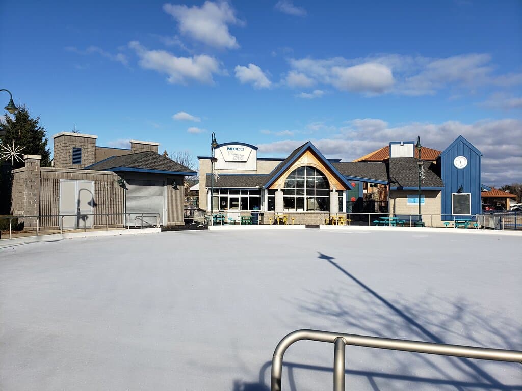 NIBCO Water and Ice Park offers a warming room with a concession stand.