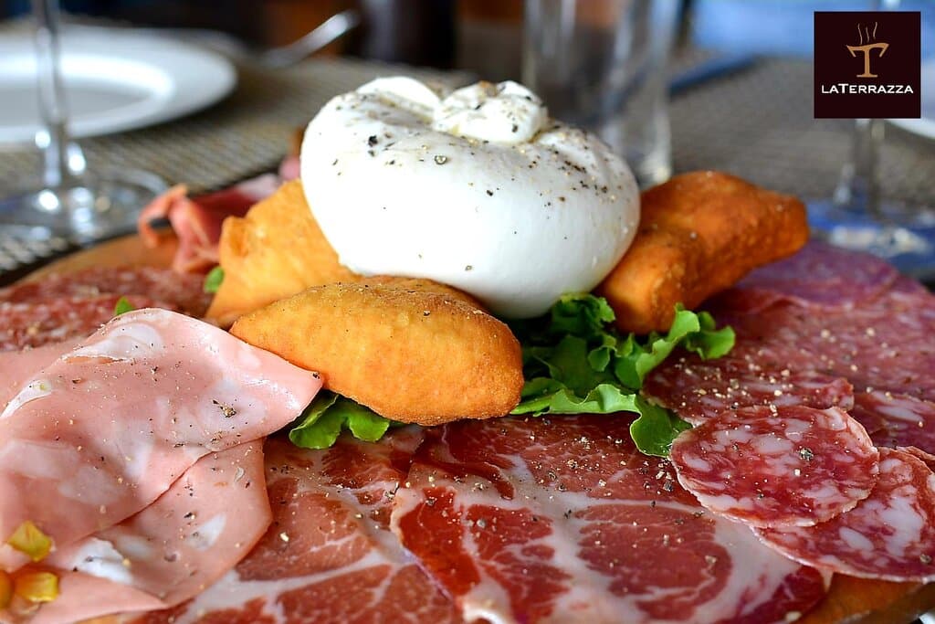 Buratta and Mixed Salumi & Formaggi