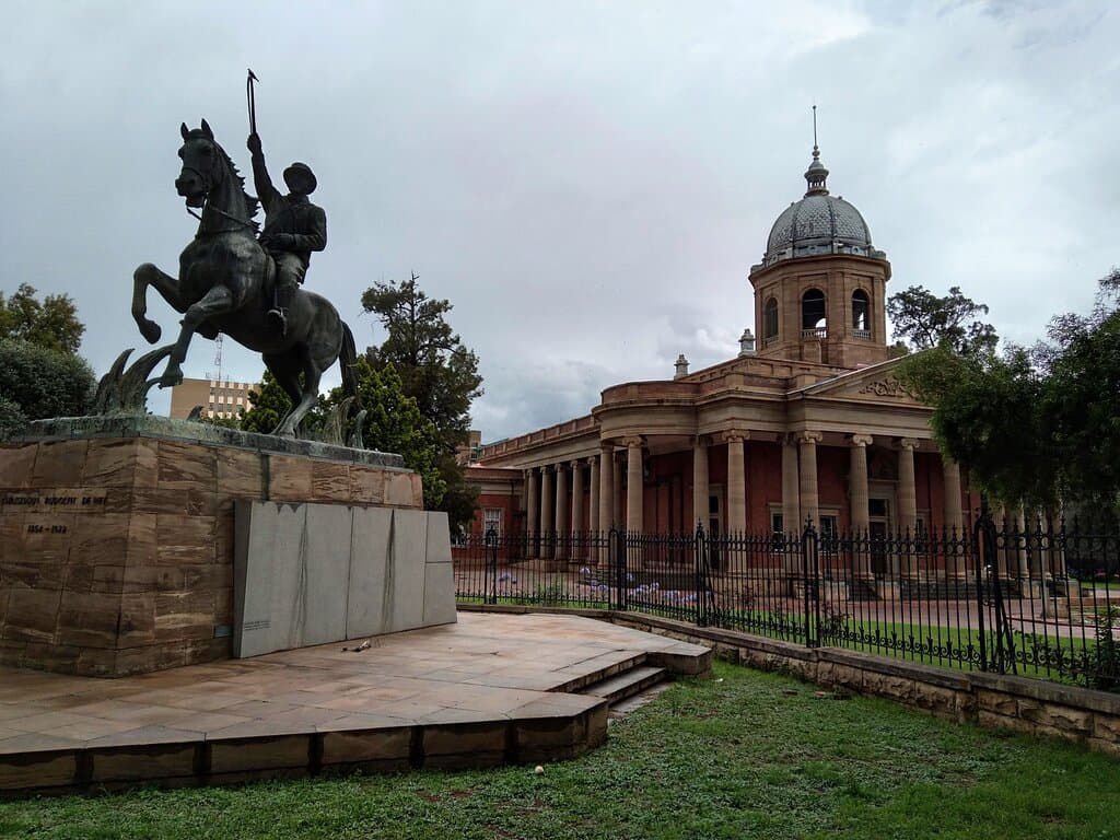 Vierde Raadsaal with Christiaan de Wet in front, Bloemfontein SA