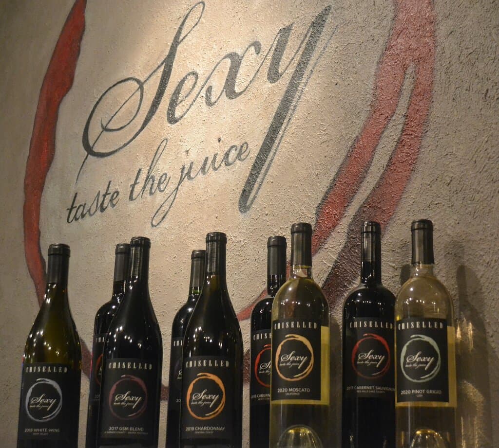Chiselled Grape Winery. Home of Sexy
